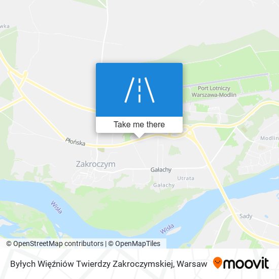 Byłych Więźniów Twierdzy Zakroczymskiej map