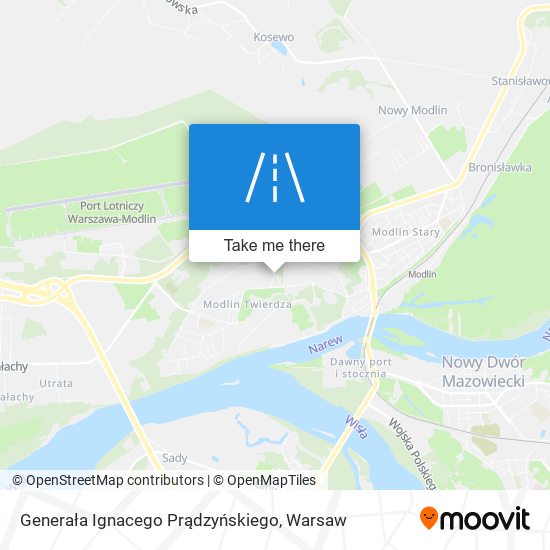 Generała Ignacego Prądzyńskiego map