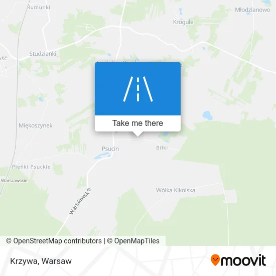 Карта Krzywa