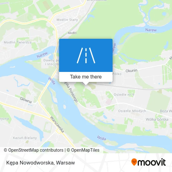 Карта Kępa Nowodworska