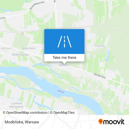Карта Modlińska