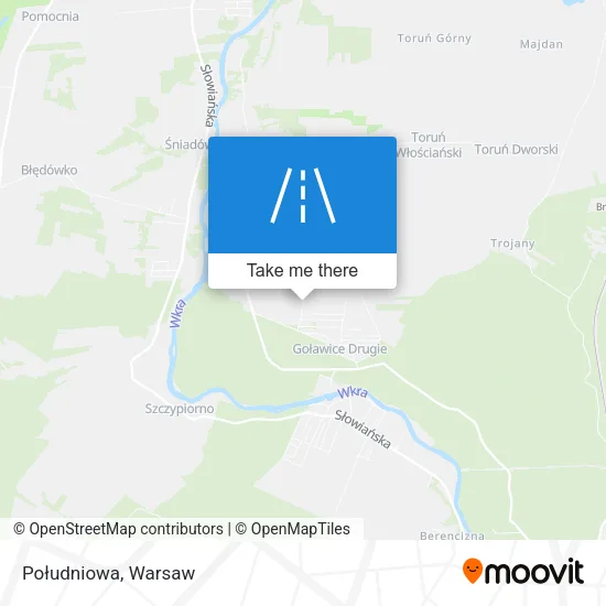 Карта Południowa