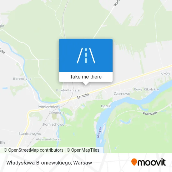 Карта Władysława Broniewskiego