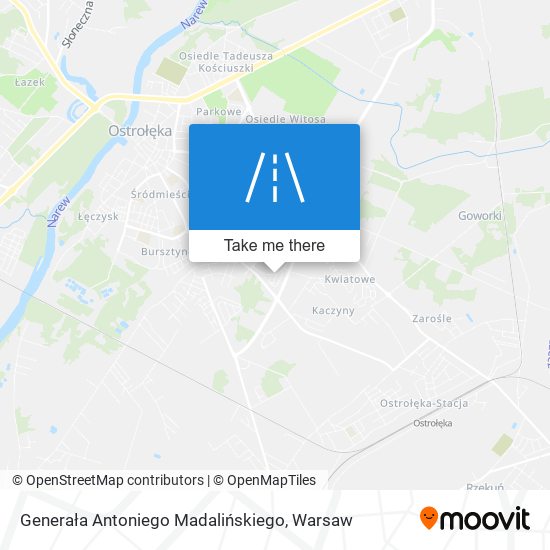 Generała Antoniego Madalińskiego map