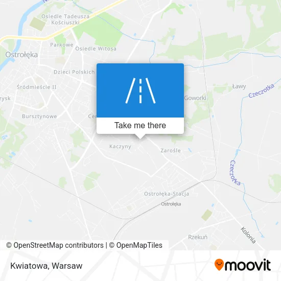 Карта Kwiatowa