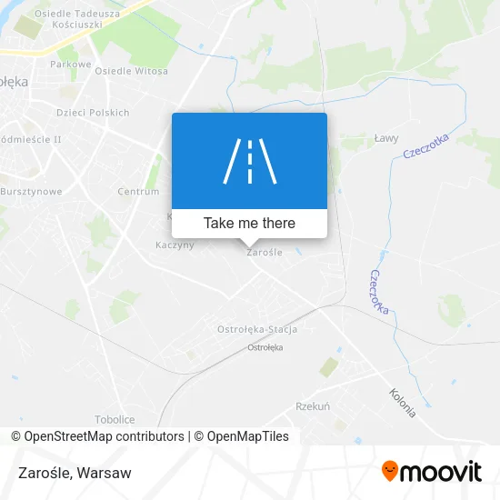 Карта Zarośle
