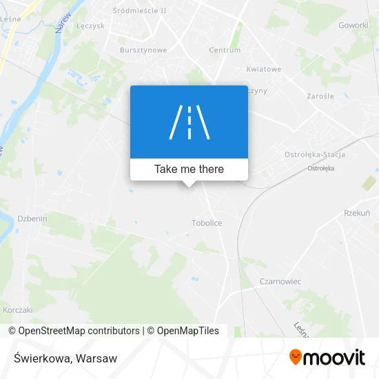 Карта Świerkowa