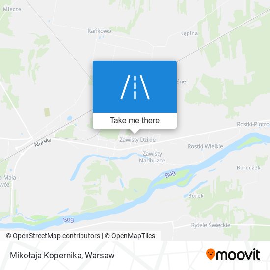 Mikołaja Kopernika map