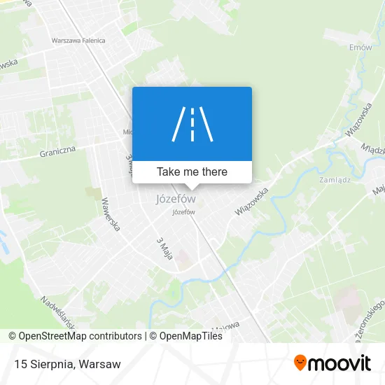 Карта 15 Sierpnia