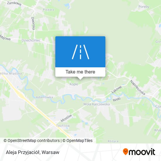 Aleja Przyjaciół map