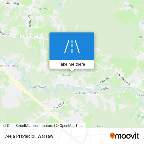 Карта Aleja Przyjaciół