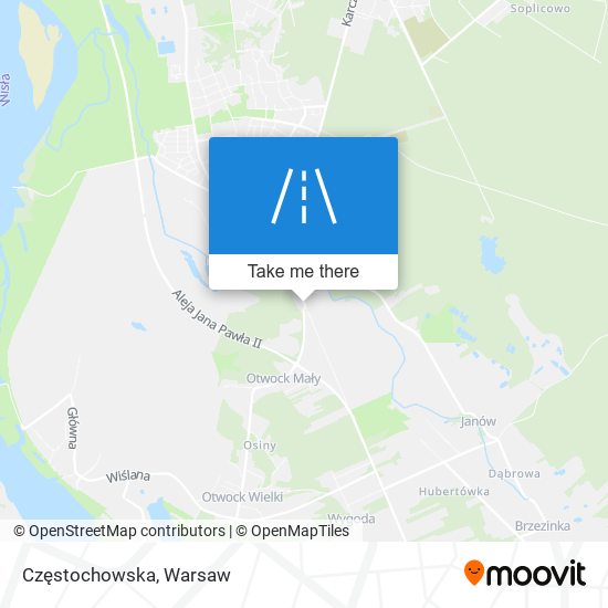 Częstochowska map