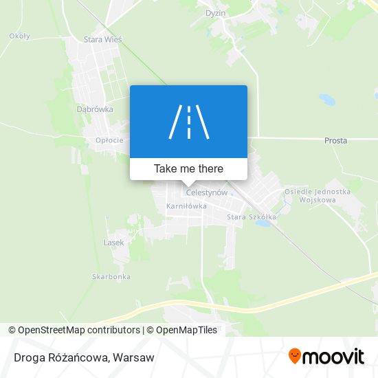 Droga Różańcowa map