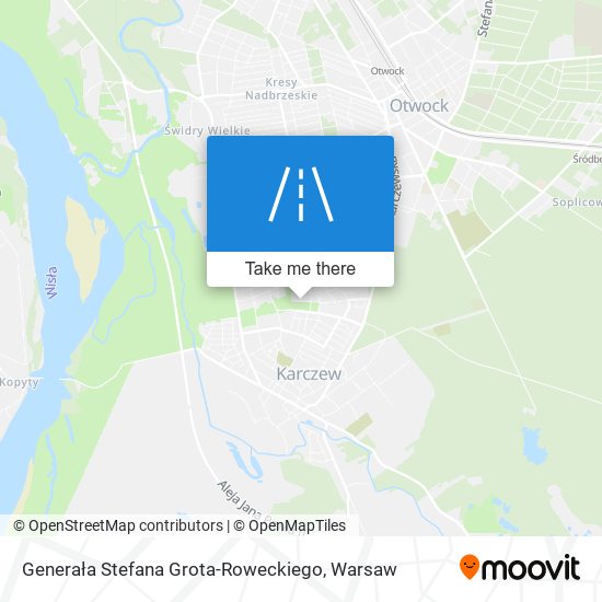 Generała Stefana Grota-Roweckiego map