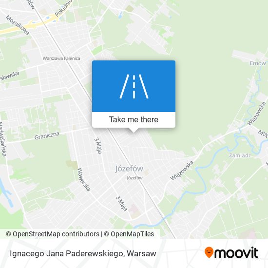 Ignacego Jana Paderewskiego map