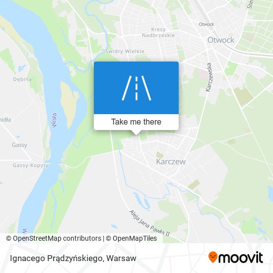 Ignacego Prądzyńskiego map