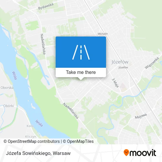 Карта Józefa Sowińskiego