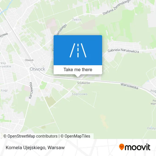 Карта Kornela Ujejskiego