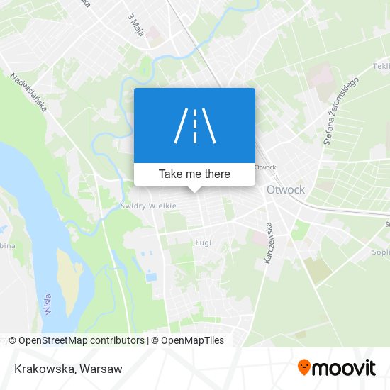 Krakowska map