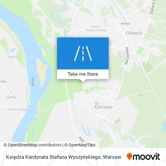 Księdza Kardynała Stefana Wyszyńskiego map