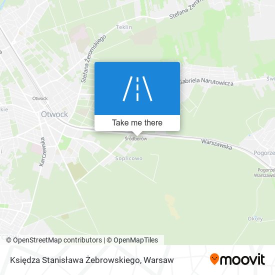 Księdza Stanisława Żebrowskiego map