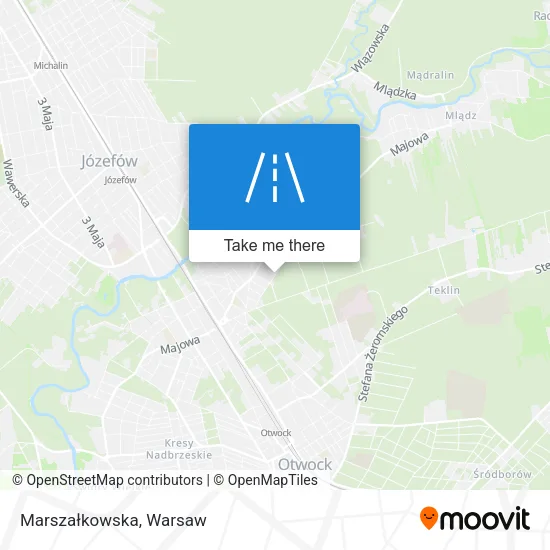Карта Marszałkowska