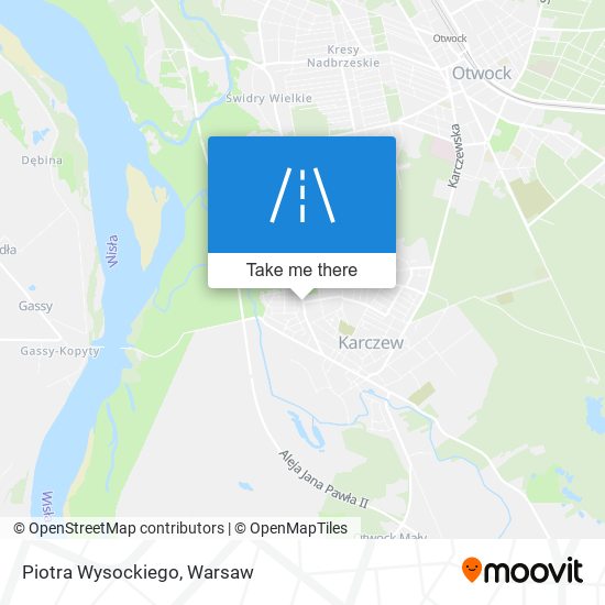 Piotra Wysockiego map