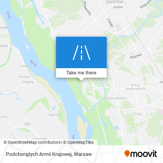 Podchorążych Armii Krajowej map