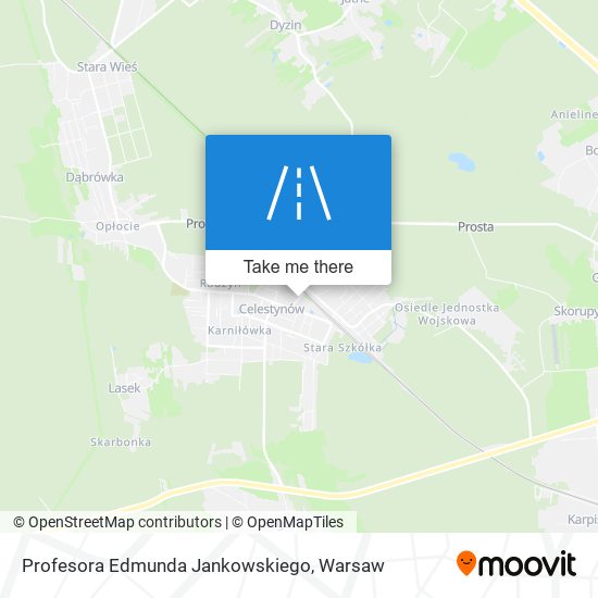 Profesora Edmunda Jankowskiego map