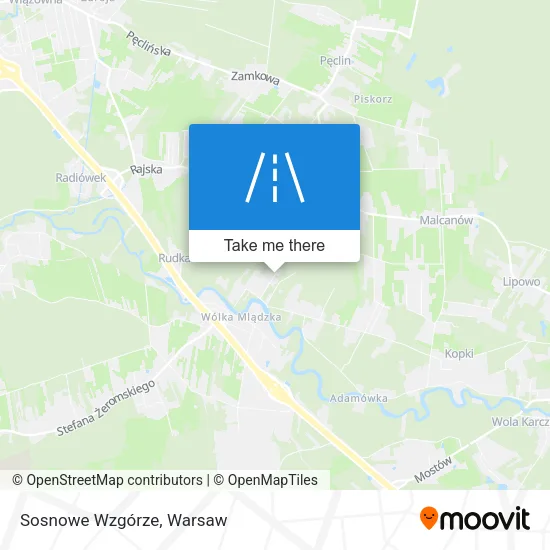 Карта Sosnowe Wzgórze