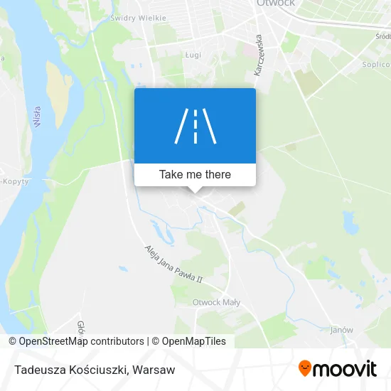 Карта Tadeusza Kościuszki