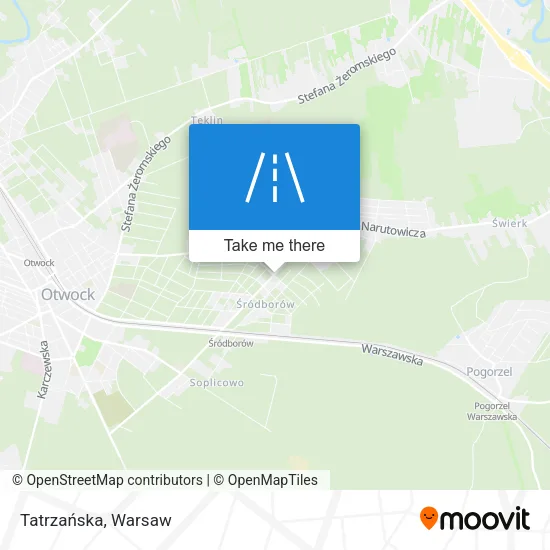Карта Tatrzańska