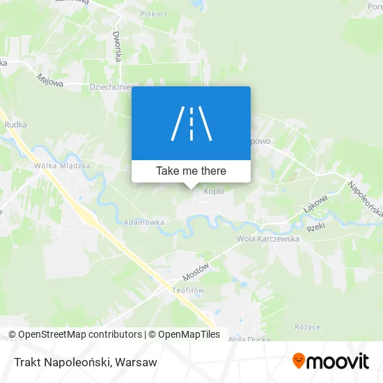 Карта Trakt Napoleoński