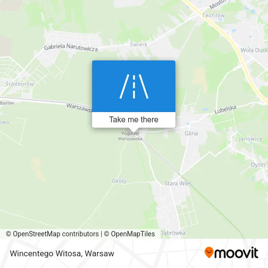 Карта Wincentego Witosa