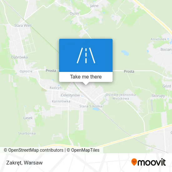 Карта Zakręt