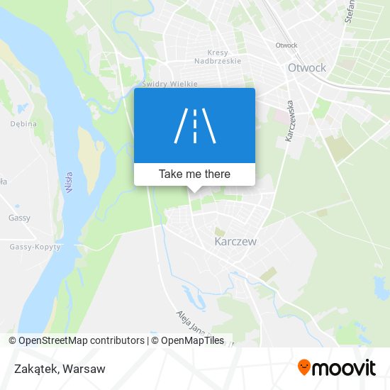 Zakątek map