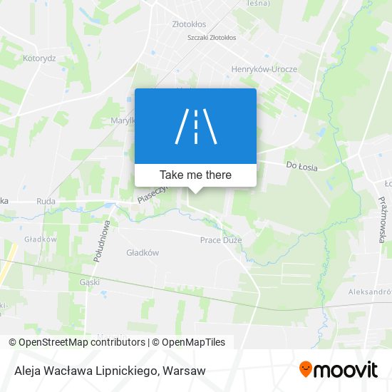 Aleja Wacława Lipnickiego map