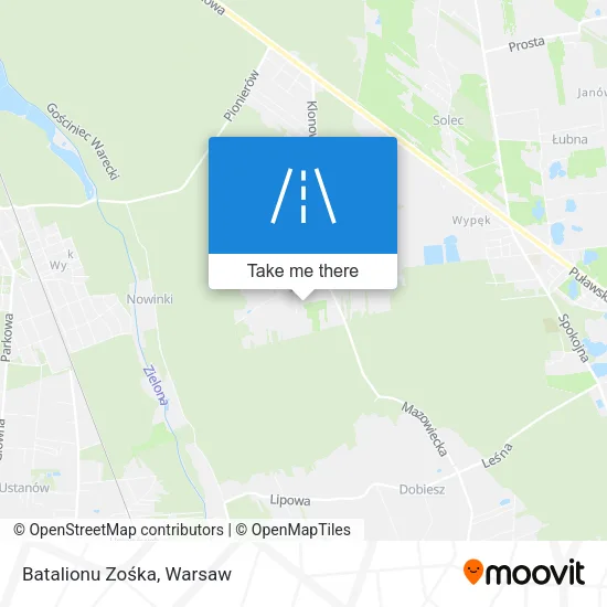 Карта Batalionu Zośka