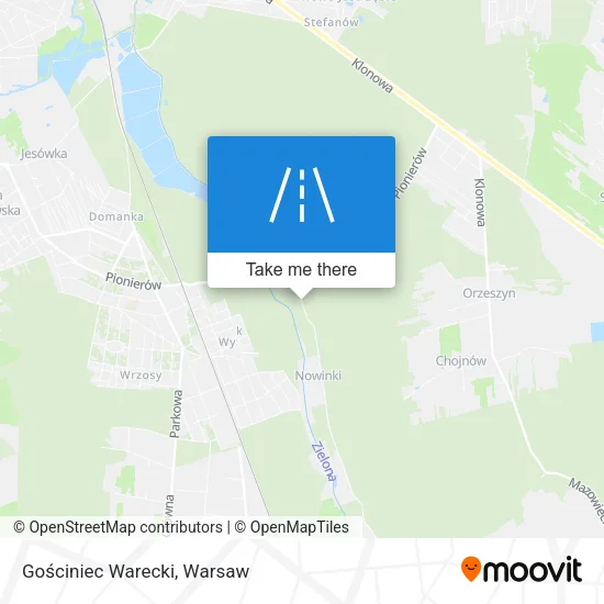 Карта Gościniec Warecki