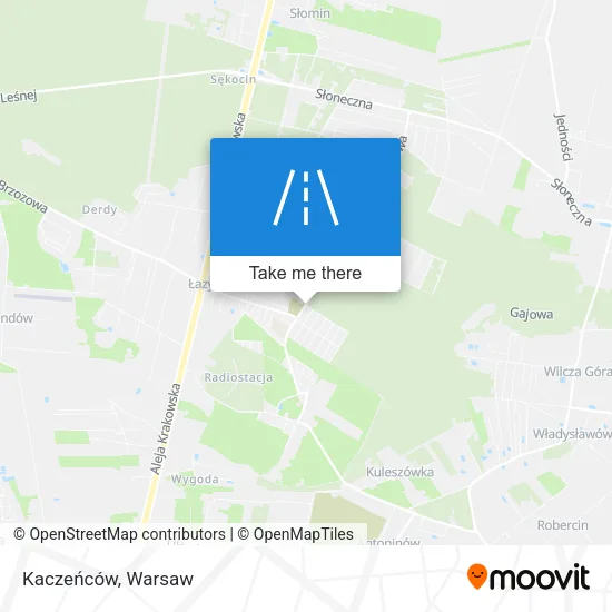 Карта Kaczeńców