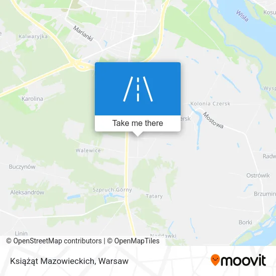 Карта Książąt Mazowieckich