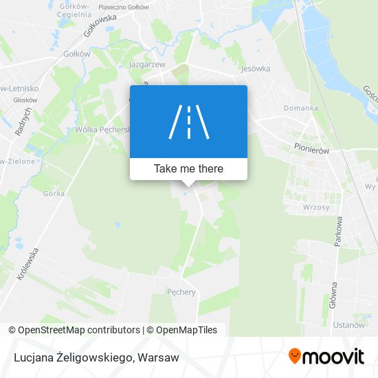 Lucjana Żeligowskiego map