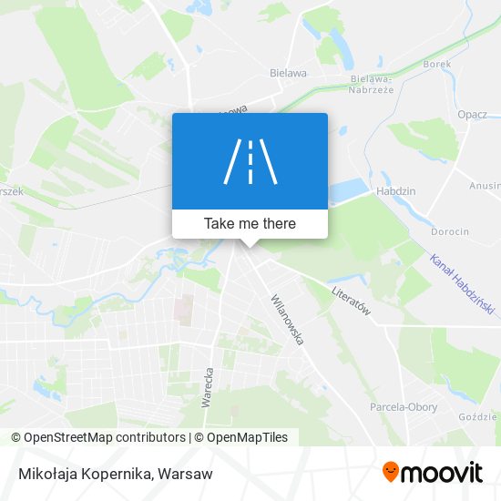 Mikołaja Kopernika map