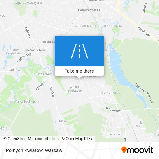 Карта Polnych Kwiatów