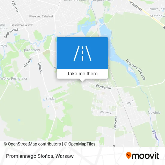 Карта Promiennego Słońca