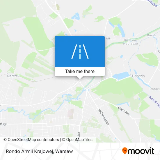 Карта Rondo Armii Krajowej