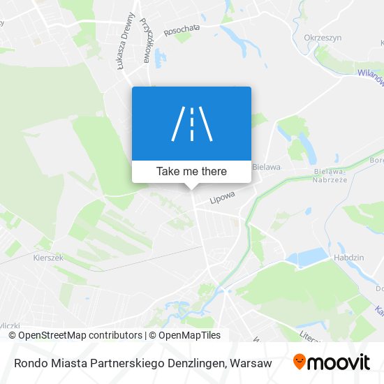 Rondo Miasta Partnerskiego Denzlingen map