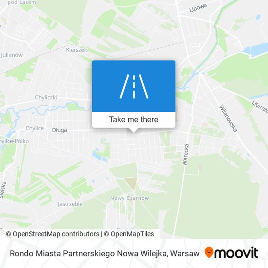 Rondo Miasta Partnerskiego Nowa Wilejka map