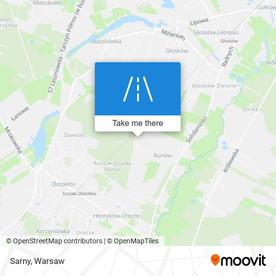 Sarny map