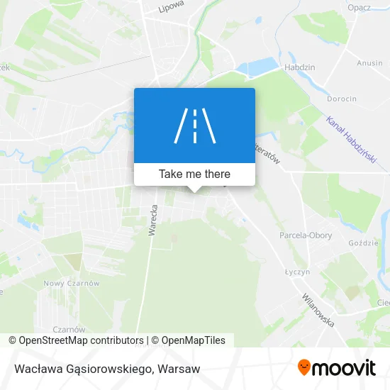 Карта Wacława Gąsiorowskiego